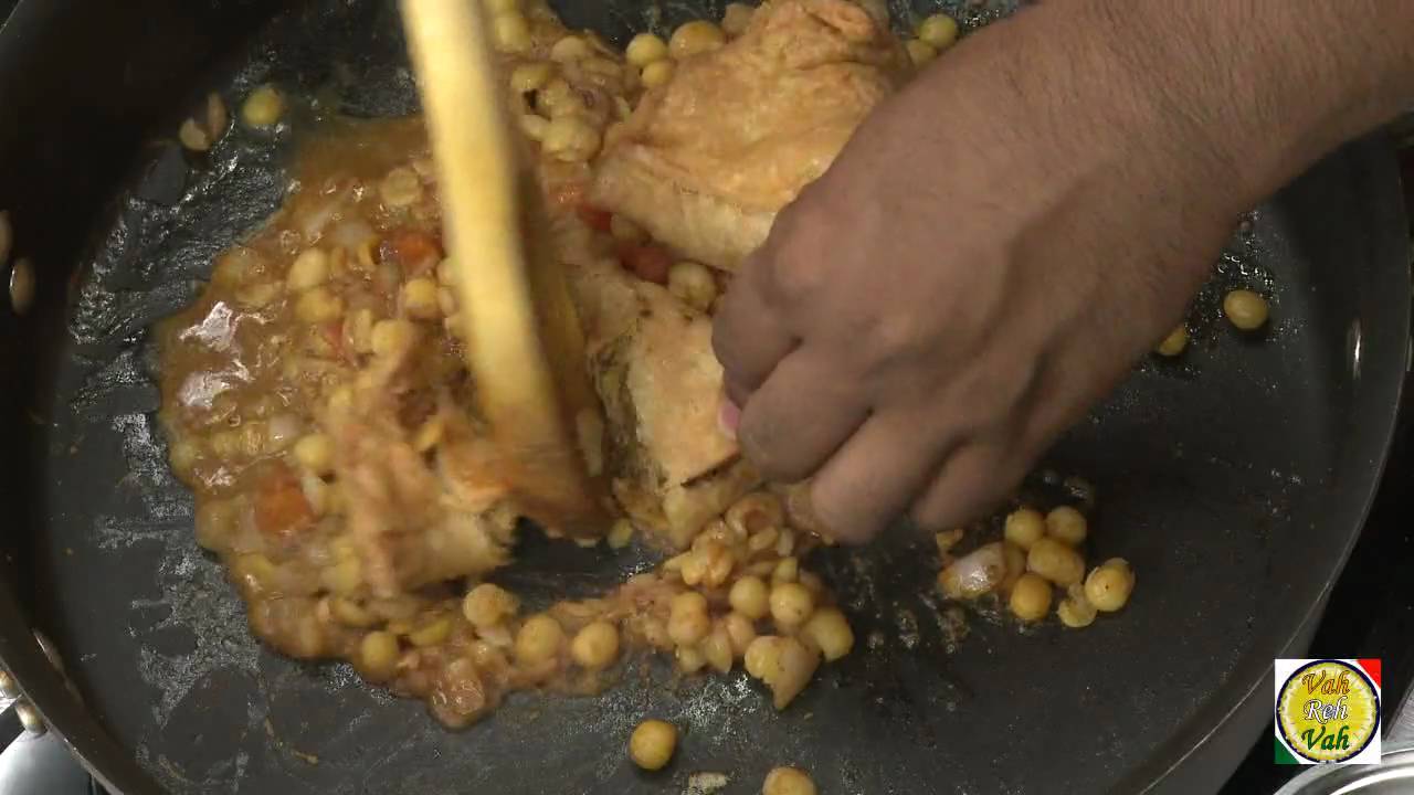Samosa Chaat - By VahChef @ VahRehVah.com