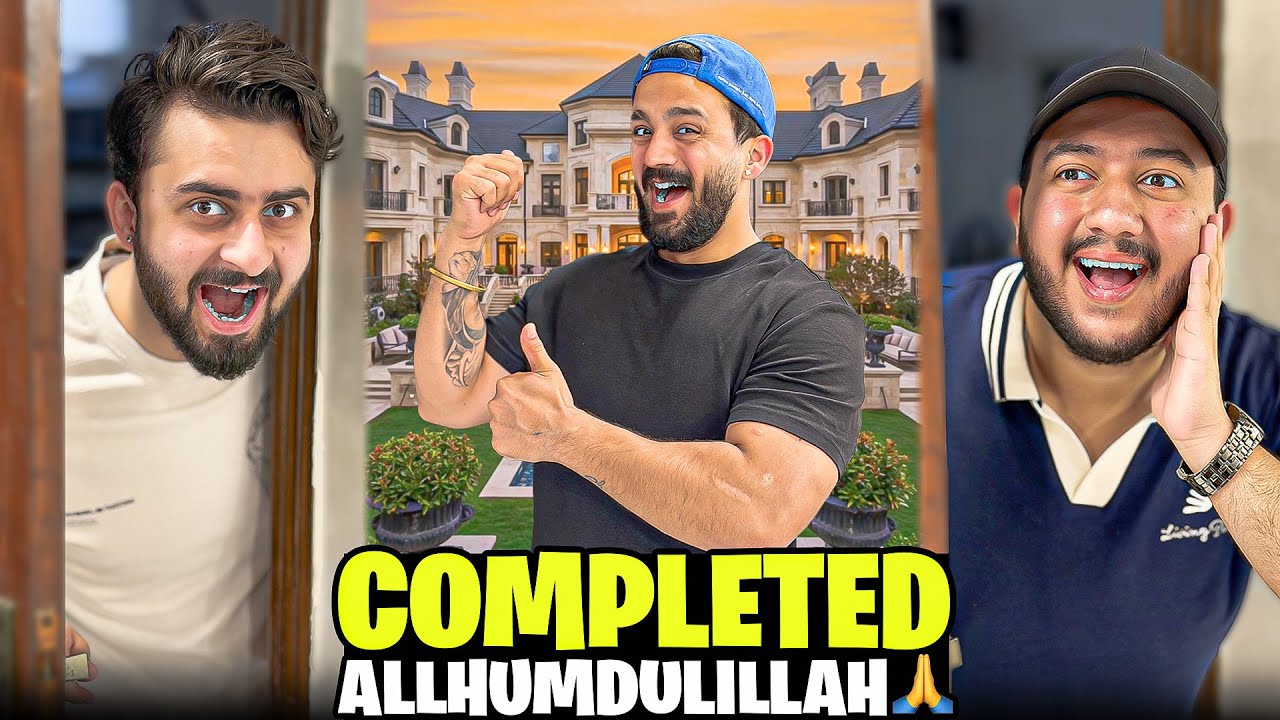 Boys first Visit at Dream house😍Allhumdulilah grey structure complete ho gya🙏🏻