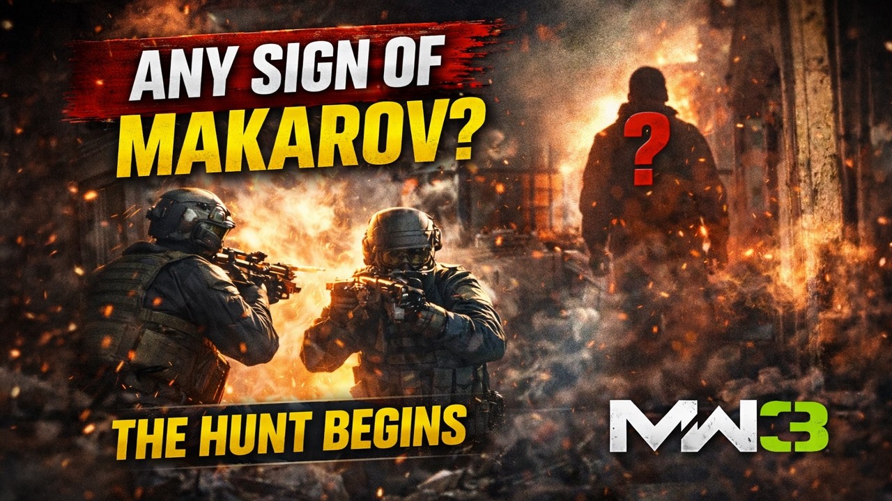 Any Sign of Makarov?” 😈 The Hunt for the World’s Most Dangerous Man | MW3 #ghostgrandpa
