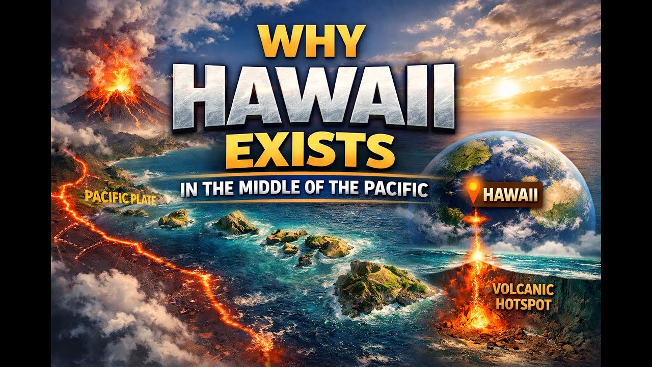 Why Hawai Exists in the heart of the Pacific Ocean