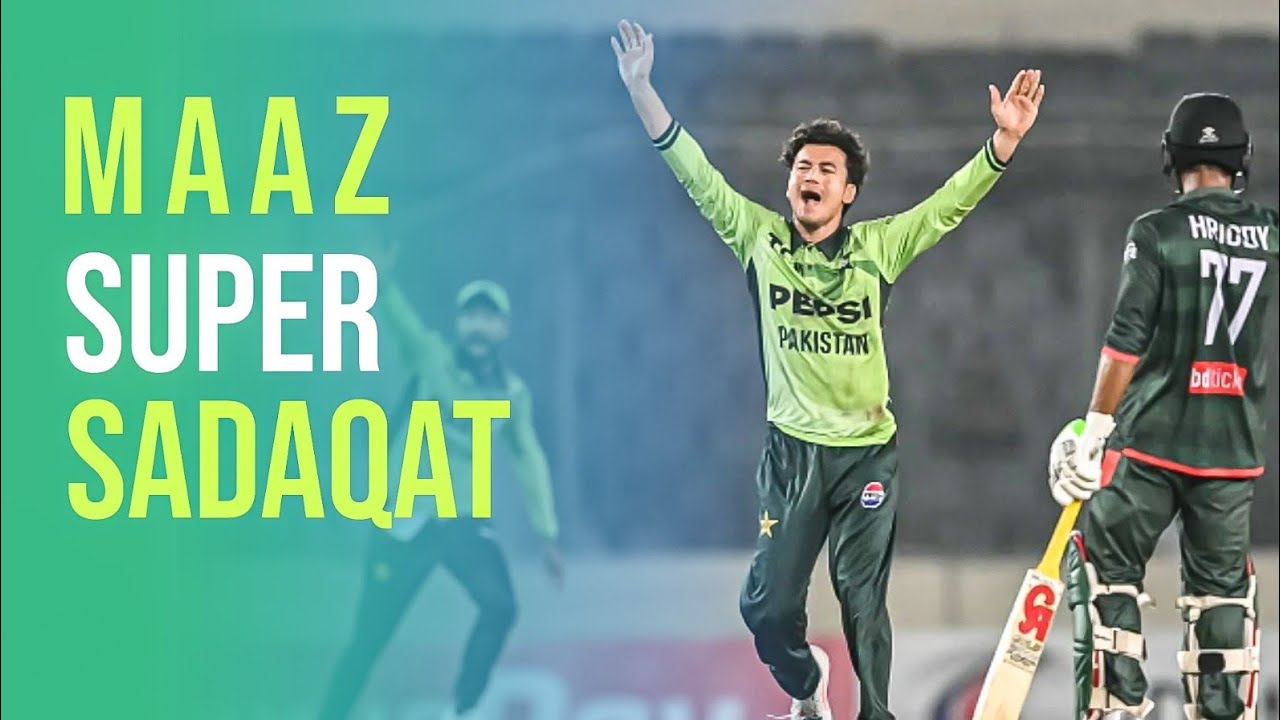 Super Sadaqat! Maaz Sadaqat’s All-Round Masterclass vs Bangladesh 🔥