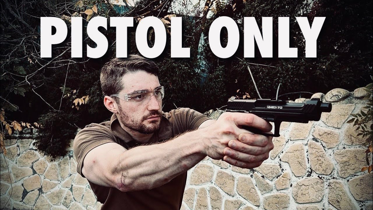 I Played Airsoft in an Abandoned Amusement Park… With Only a Pistol!