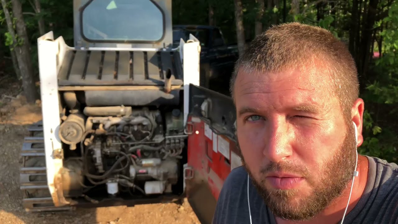 Bobcat 853 tension pulley repair