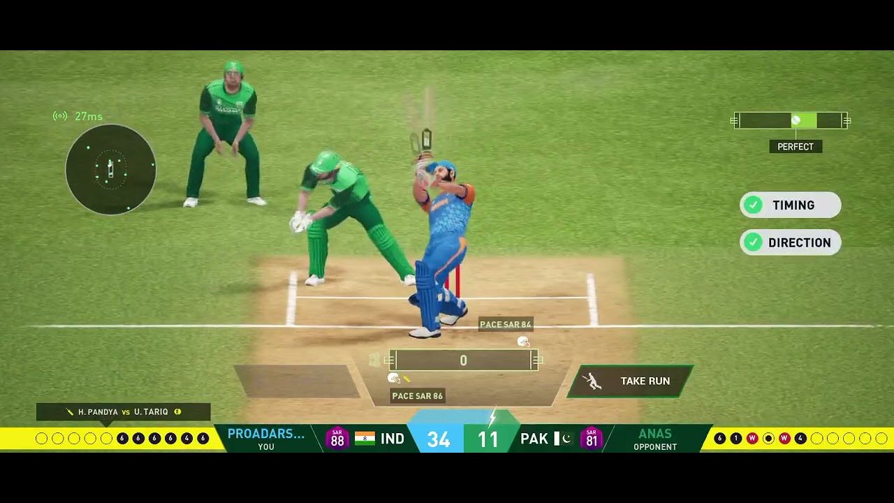 India Vs Pakistan match we won the match 