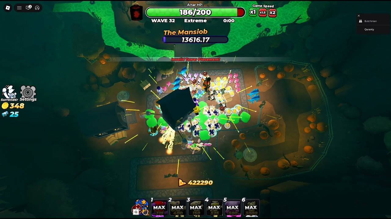 defeating mansiob first time in bear tower defense