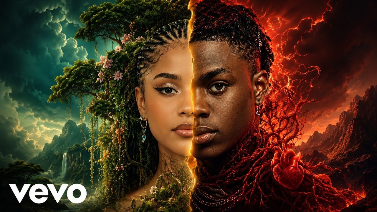 Rema ft Tyla  - Half Human. (Official Lyrics Video)