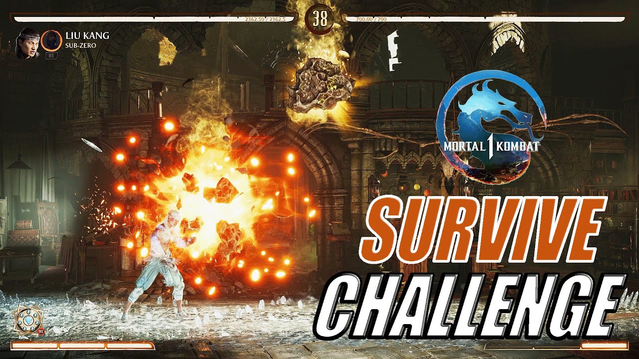 SURVIVE CHALLENGE DESTROY 10 ROCKS - Shang Tsung Laboratory Season 3 | Mortal Kombat 1 Invasions