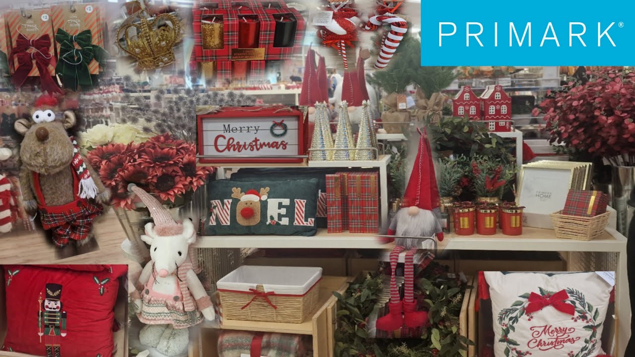 PRIMARK CHRISTMAS 2024 | NEW IN PRIMARK | CHRISTMAS HOME DECOR | SHOPPING HAUL #primark #christmas
