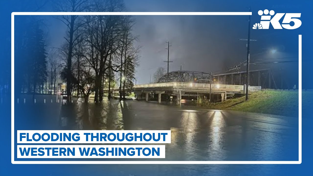 Flooding throughout western Washington