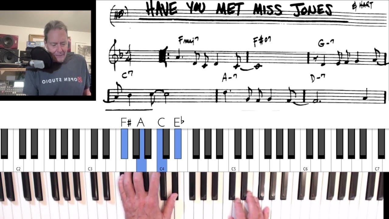 Have you Met Miss Jones (F) - 5 song jazz piano workout - PART  4