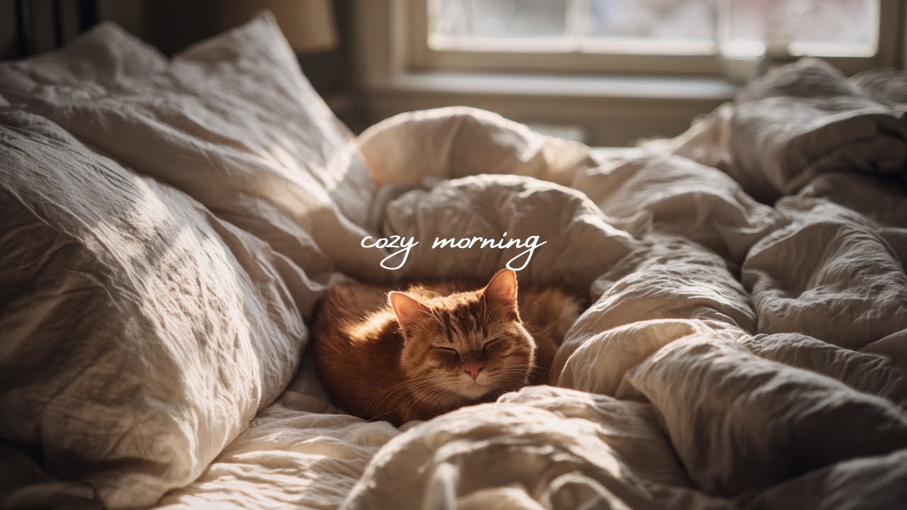 morning piano for a cozy start ｜ healing cat vibes 🐾