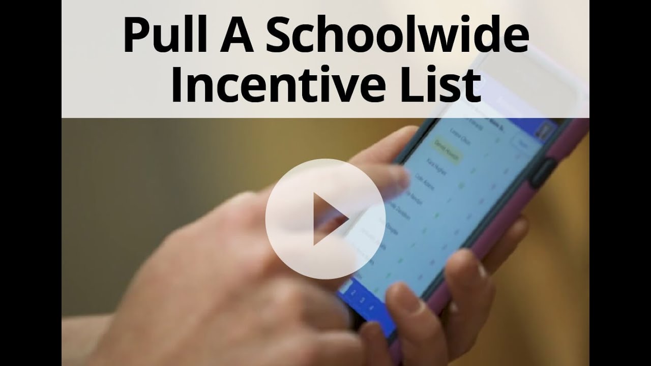 Pull a School Incentive List