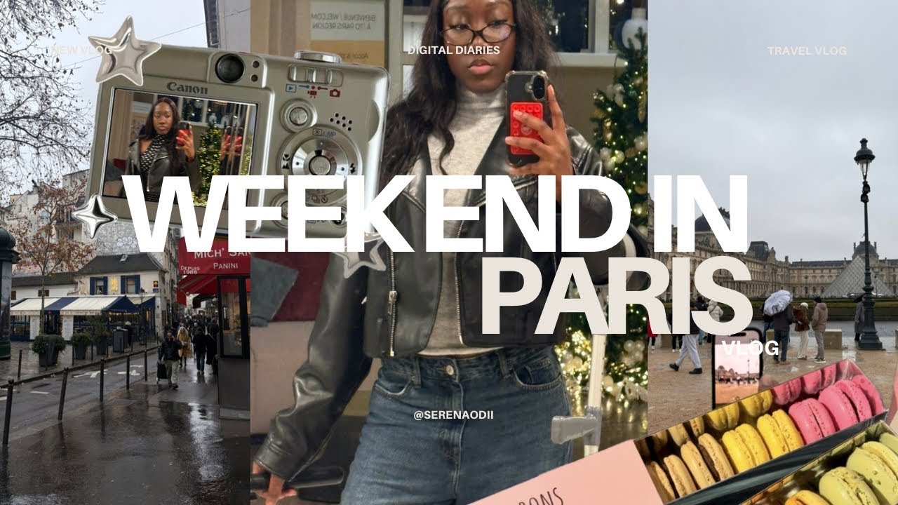 PARIS VLOG!!! what I did in paris for the weekend: eurostar, exploring, tour, shopping etc...
