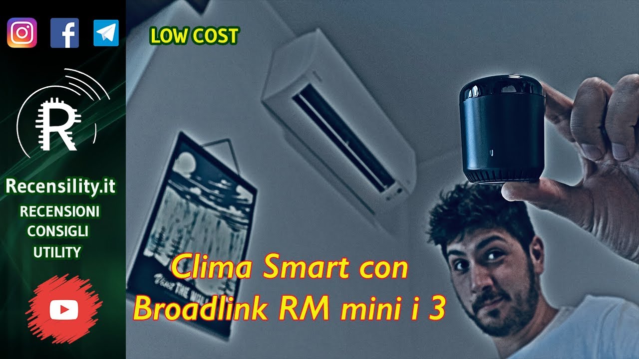 Climatizzatori Smart con Broadlink RM mini 3