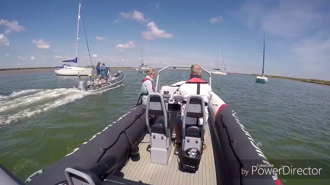 Shotley in shorts! Highfield patrol 660 and Oceanmaster 500