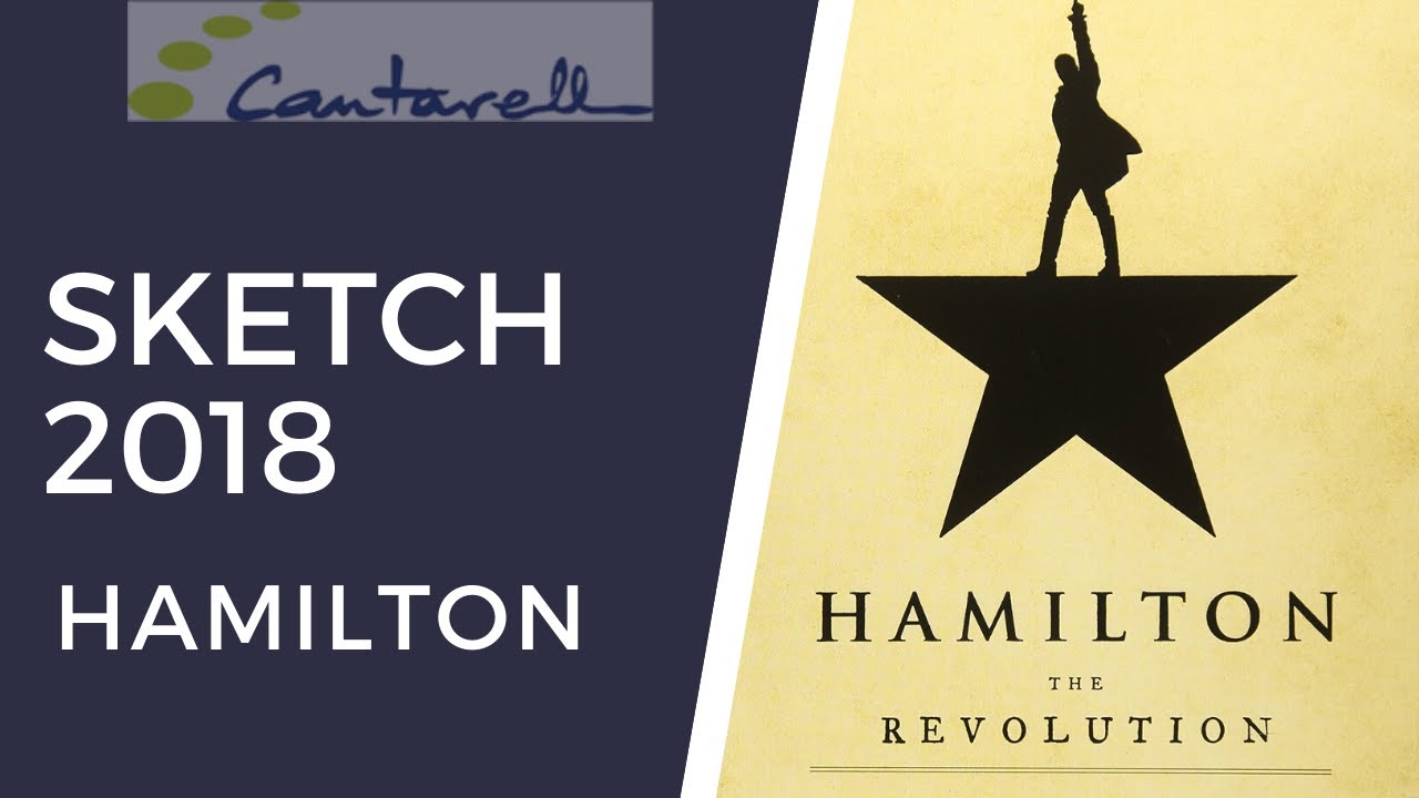Sketch Cantarell Juvenil 2018 Hamilton #recuerdos #sketchesllar #hamilton