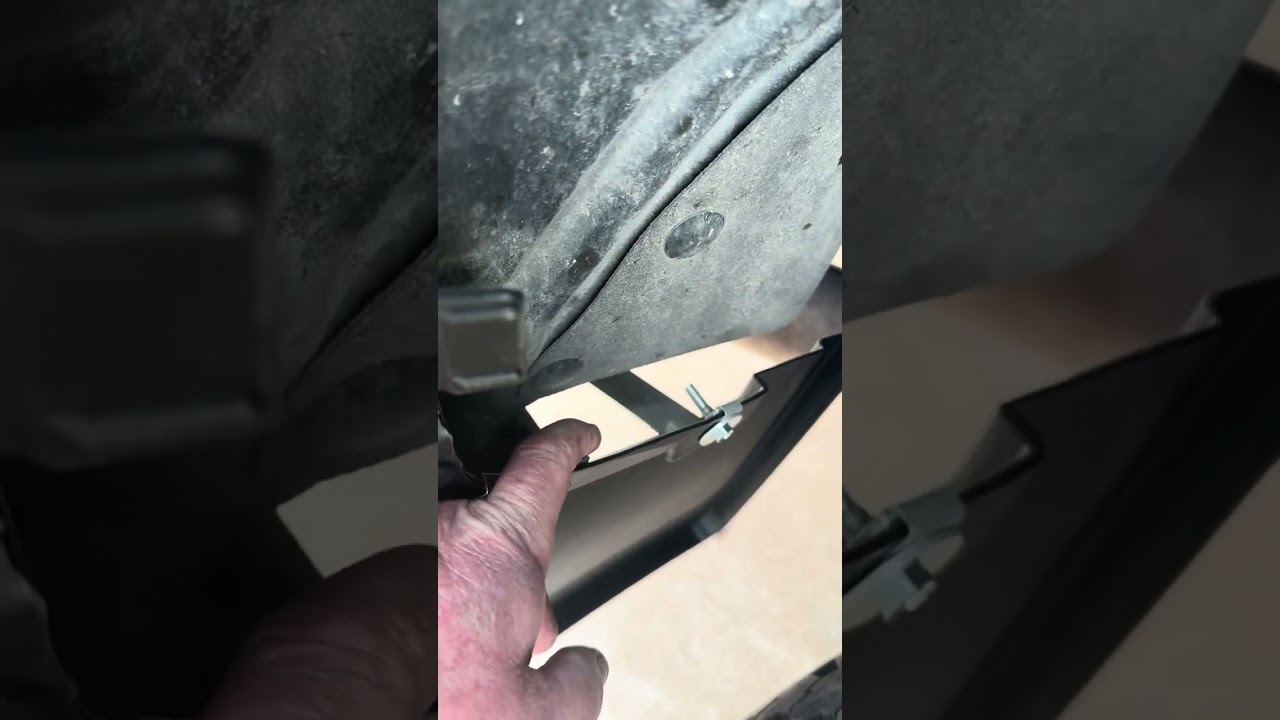 2023 F350 eBay mud flap install 