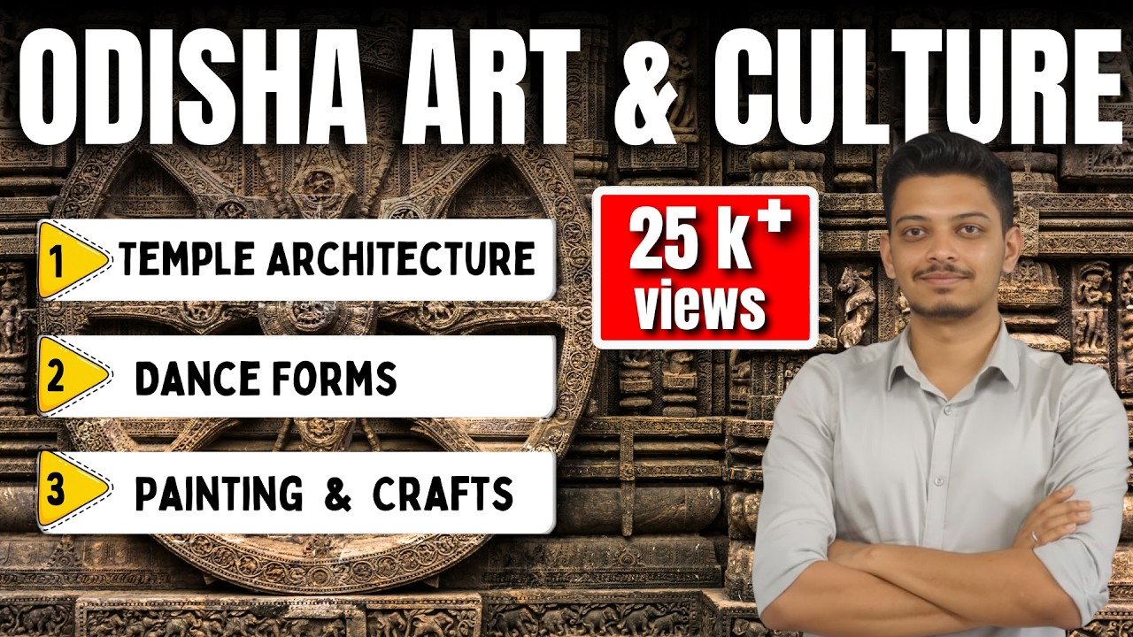 Odisha Art & Culture | OPSC ( Pre + Mains ) | By - Soumya Sir #opsc