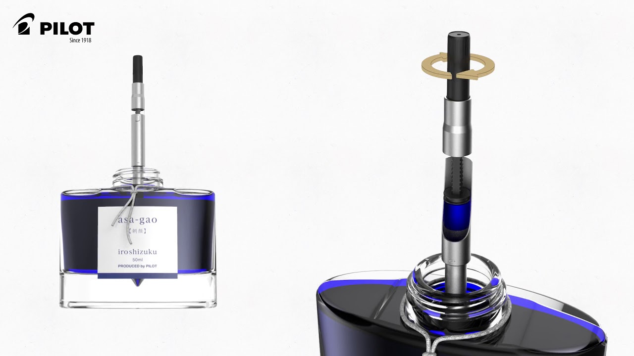 Pilot - How to refill a Capless pen with Iroshizuku ink?