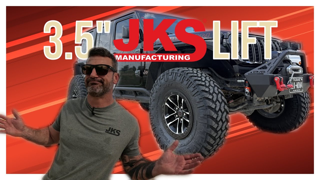 🛠 Jeep Wrangler JL Gets JKS 3.5” Lift + 2.5” FOX DSC Shocks Upgrade