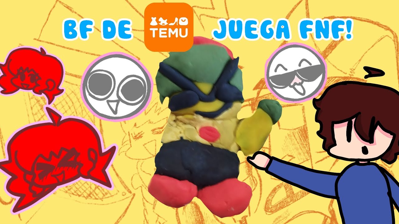 bf de temu juega fnf XDD bofreind (ese es su nombre) es muy malo en fnf! Créditos a @Ozielelpro968 