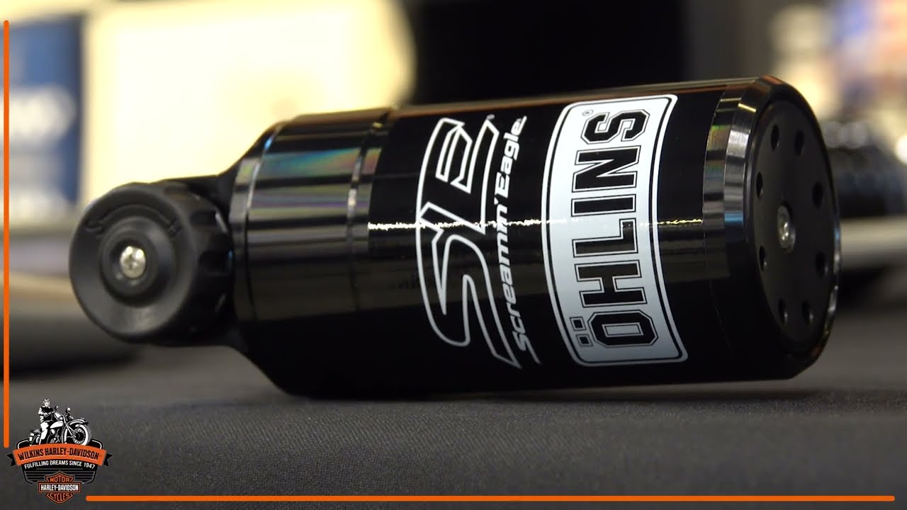 Обзор задних амортизаторов Harley-Davidson Screamin' Eagle/Öhlins в Wilkins Harley