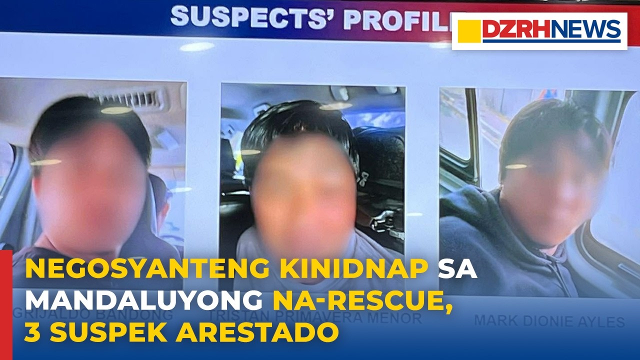 Negosyanteng kinidnap sa Mandaluyong na-rescue, 3 suspek arestado