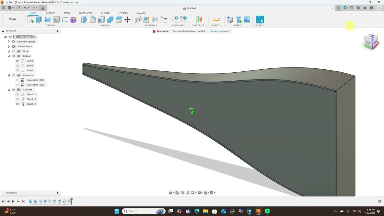 Easiest way to make a NACA duct in Fusion 360/CAD For RC airplanes beginner to advance tutorial.