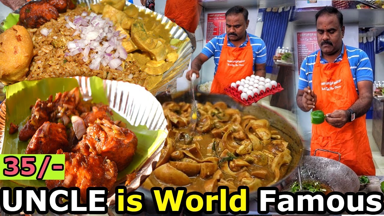 Hardworking Uncle is WORLD FAMOUS for Egg Rice & Egg Chilly at Bangalore | 35₹/- | Street Food India