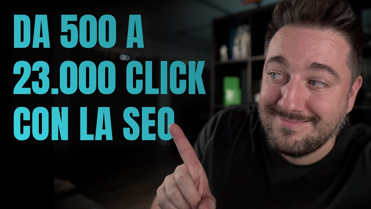 CASO STUDIO: da 500 a 23.000 visitatori unici SOLO con la SEO