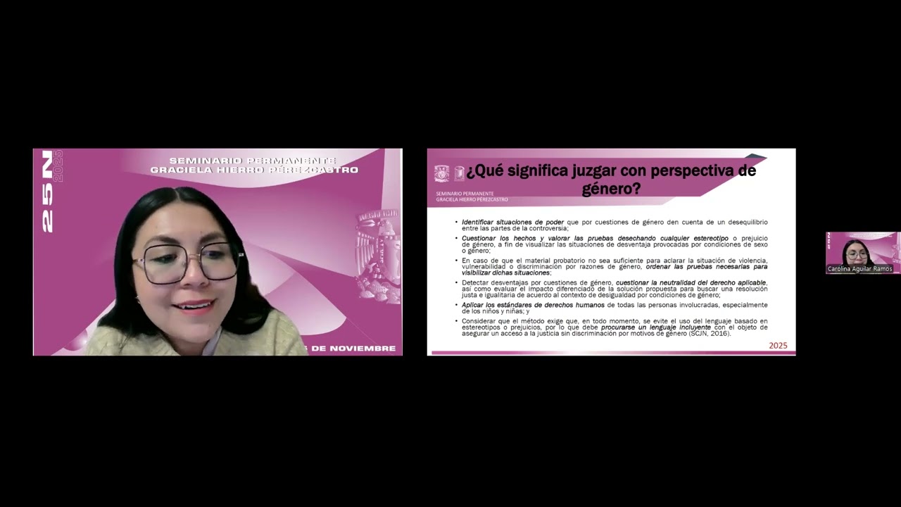 PONENCIA: Juzgar con perspectiva de género: Del discurso a la práctica judicial.