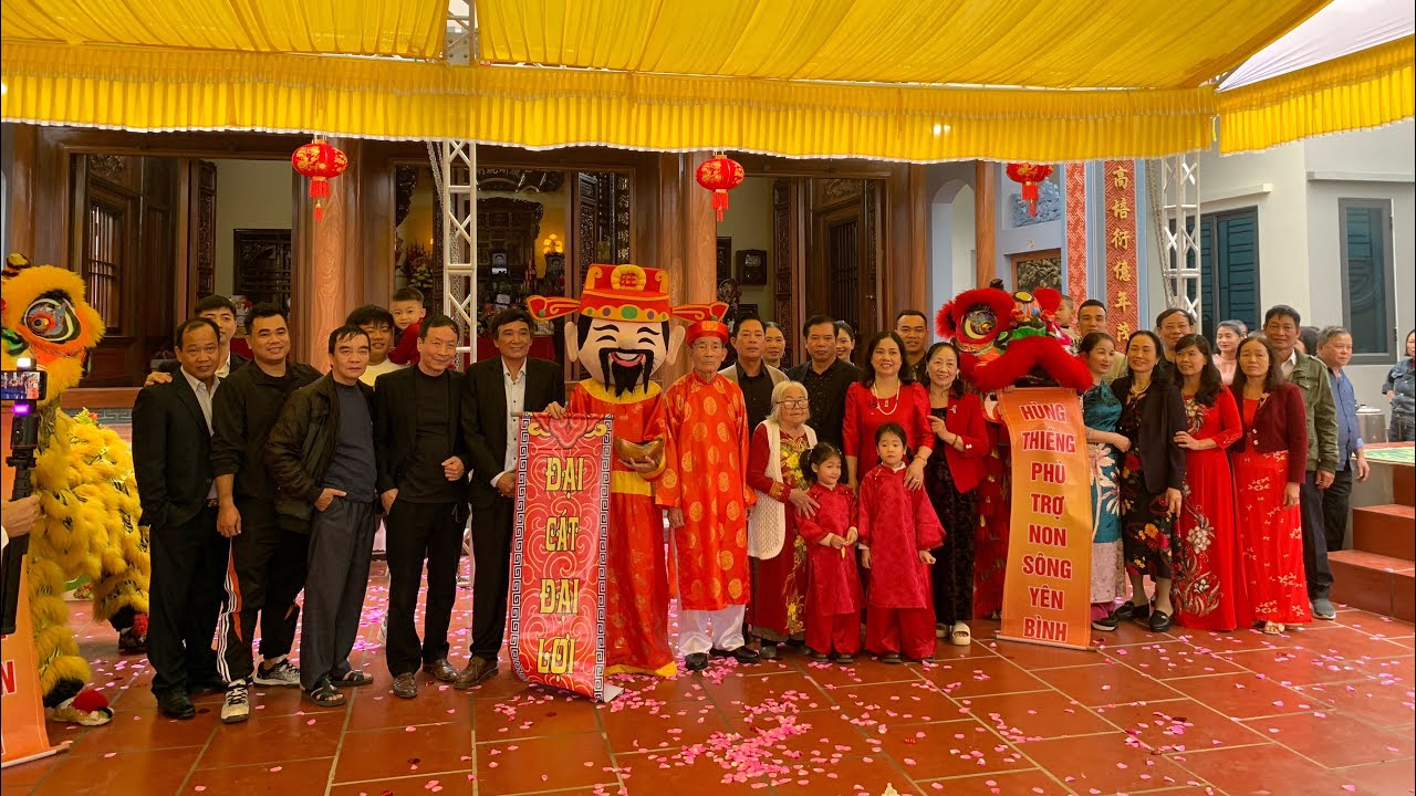 Múa Lân Lễ Khánh Thành Nhà Thờ Tổ Tiên Gia Đình Cụ Nguyễn Văn Oanh