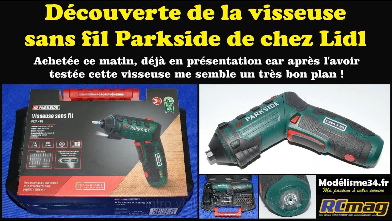 On a testé le tournevis sans fil Parkside de chez Lidl et c'est plutôt pas mal !