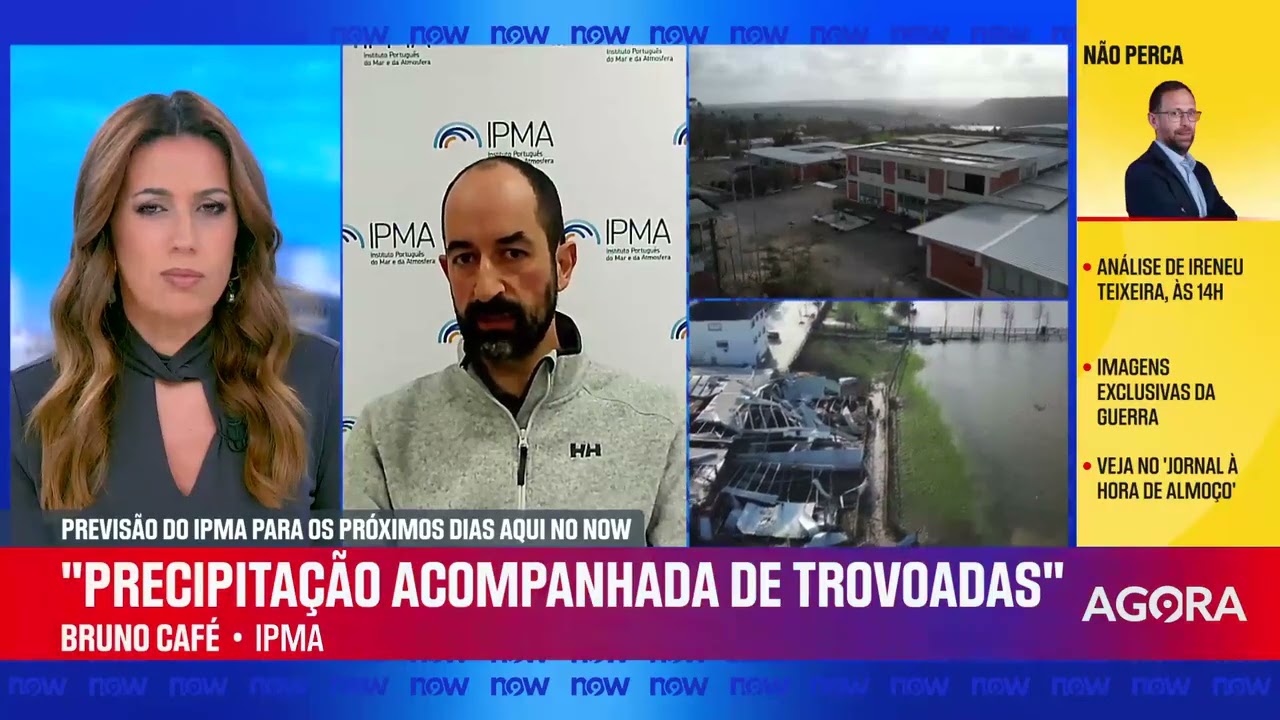 «Os aguaceiros podem pontualmente ser acompanhados de granizo e de trovoada»