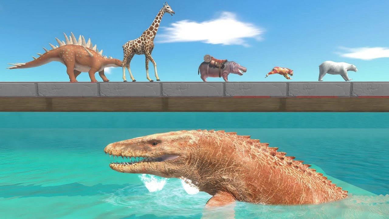 Run Fast or Be Eaten by the Giant Orange Mosasaurus - ARBS Channel