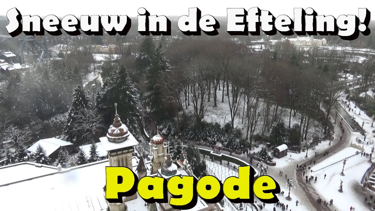 Pagode tijdens winterse Efteling ❄️🏯 - Efteling januari 2026