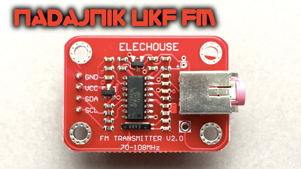 Nadajnik UKF FM ELECHOUSE - LabFun