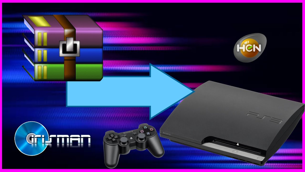 Como descomprimir archivos .ZIP en la PS3 #ps3 #ps3hen