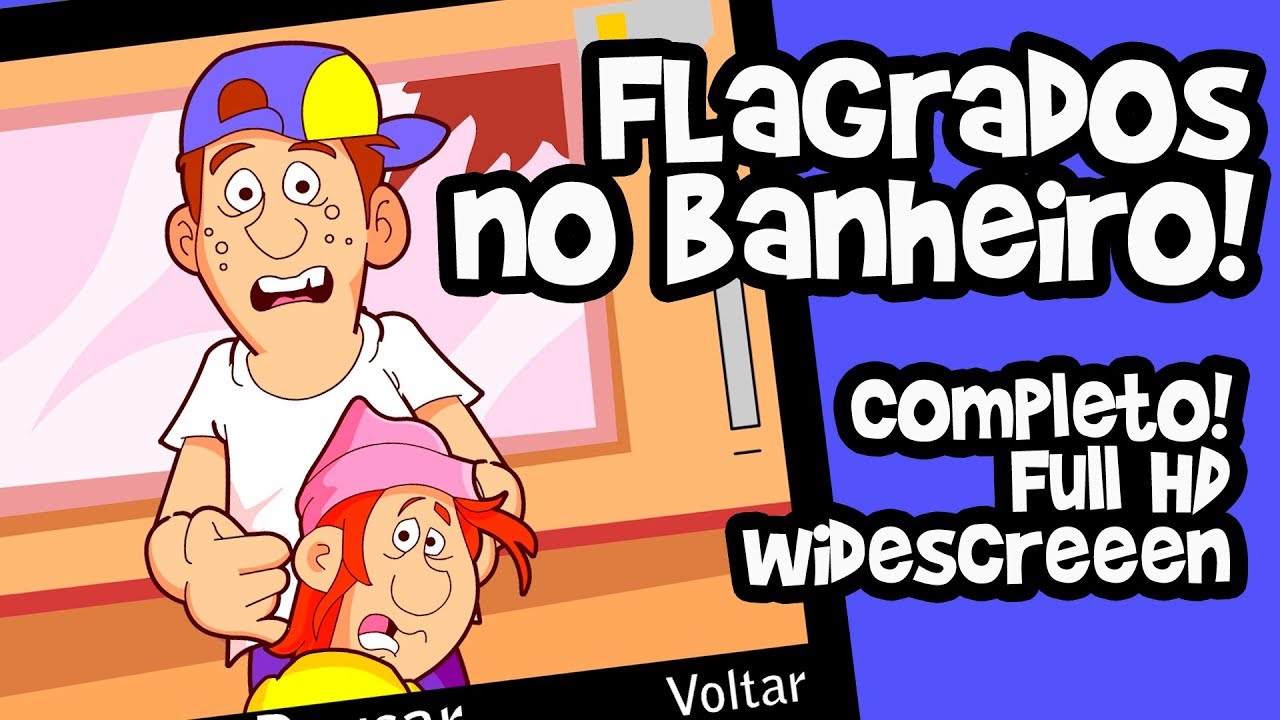FLAGRADOS FAZENDO SACANAGEM NO BANHEIRO! (Completo!)