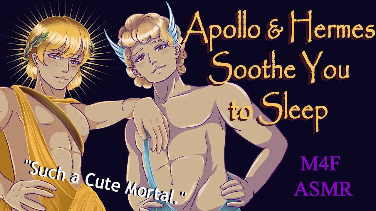 M4F Hermes & Apollo Soothe You to Sleep (ASMR), (Layered sounds), (Greek Gods asmr) MM4F asmr