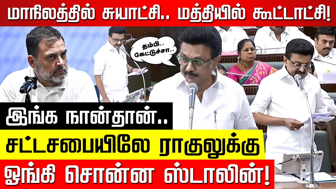 ஸ்டாலின் சொன்ன கணம்... சட்டசபையை அதிரவிட்ட திமுகவினர்! M K Stalin Speech | Rahul Gandhi | Nakkheeran