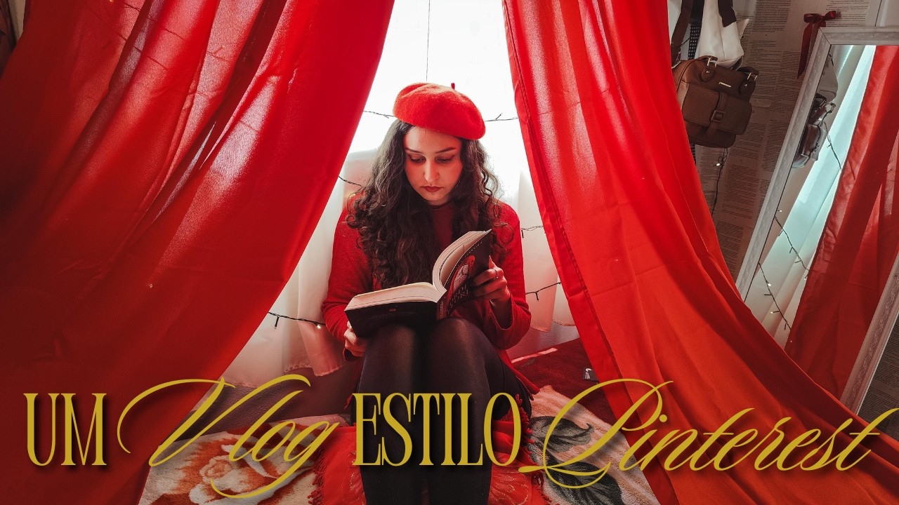 Me transformando na garota vintage do Pinterest (24h lendo, sem redes sociais) ✨🍒📖