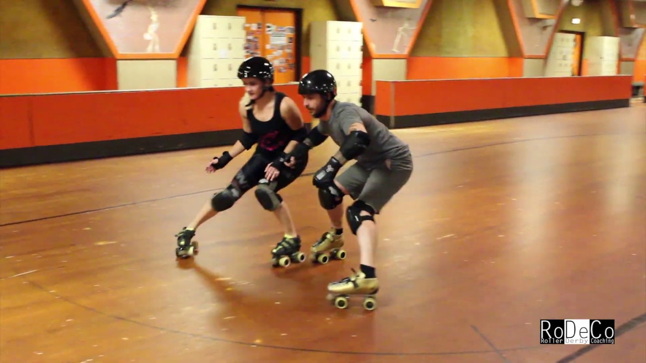 Roller Derby Stops: Half Plows