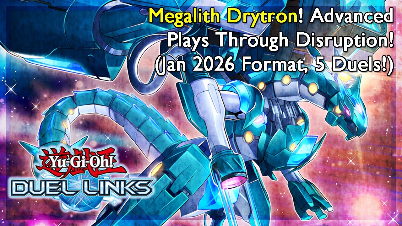 Megalith Drytron! Advanced Plays Through Disruption! (5 Duels!) [Yu-Gi-Oh: Duel Links]