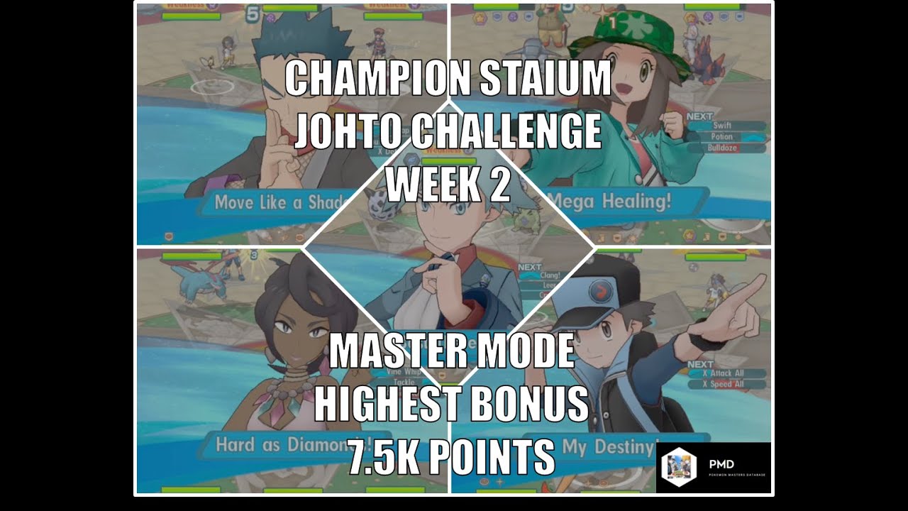 CS Johto Challenge Week 2 SUPER Master Mode 7.5K Points | Beating every level with highest bonuses