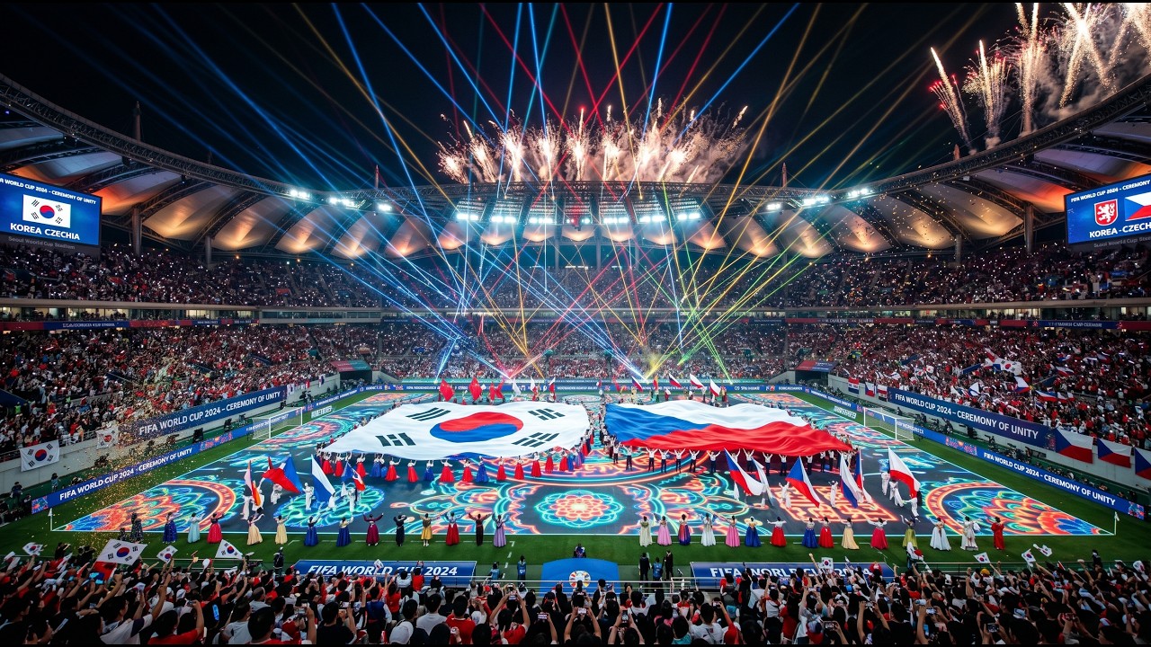 World Cup 2026 Opening Ceremony LIVE Atmosphere | South Korea vs Czech Republic
