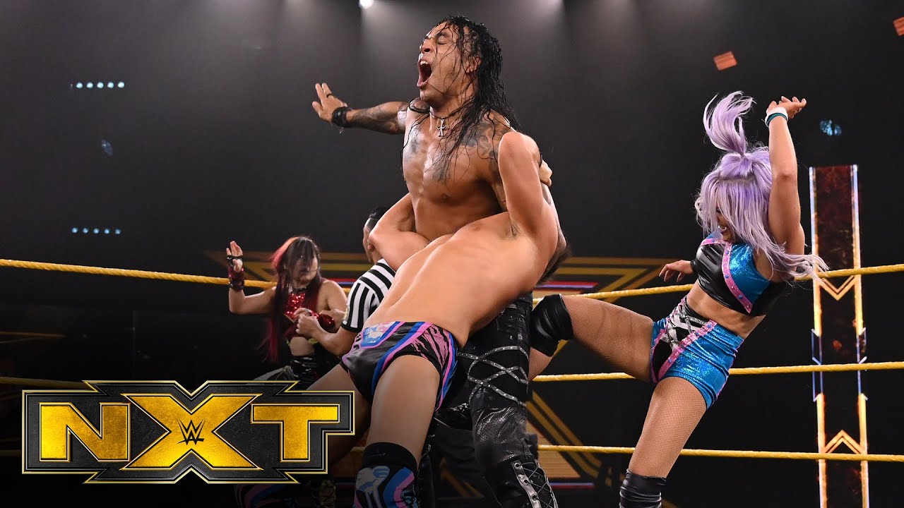 Ширай и Прист против ЛеРей и Гаргано – смешанный командный матч: WWE NXT, 30 сентября 2020 г.