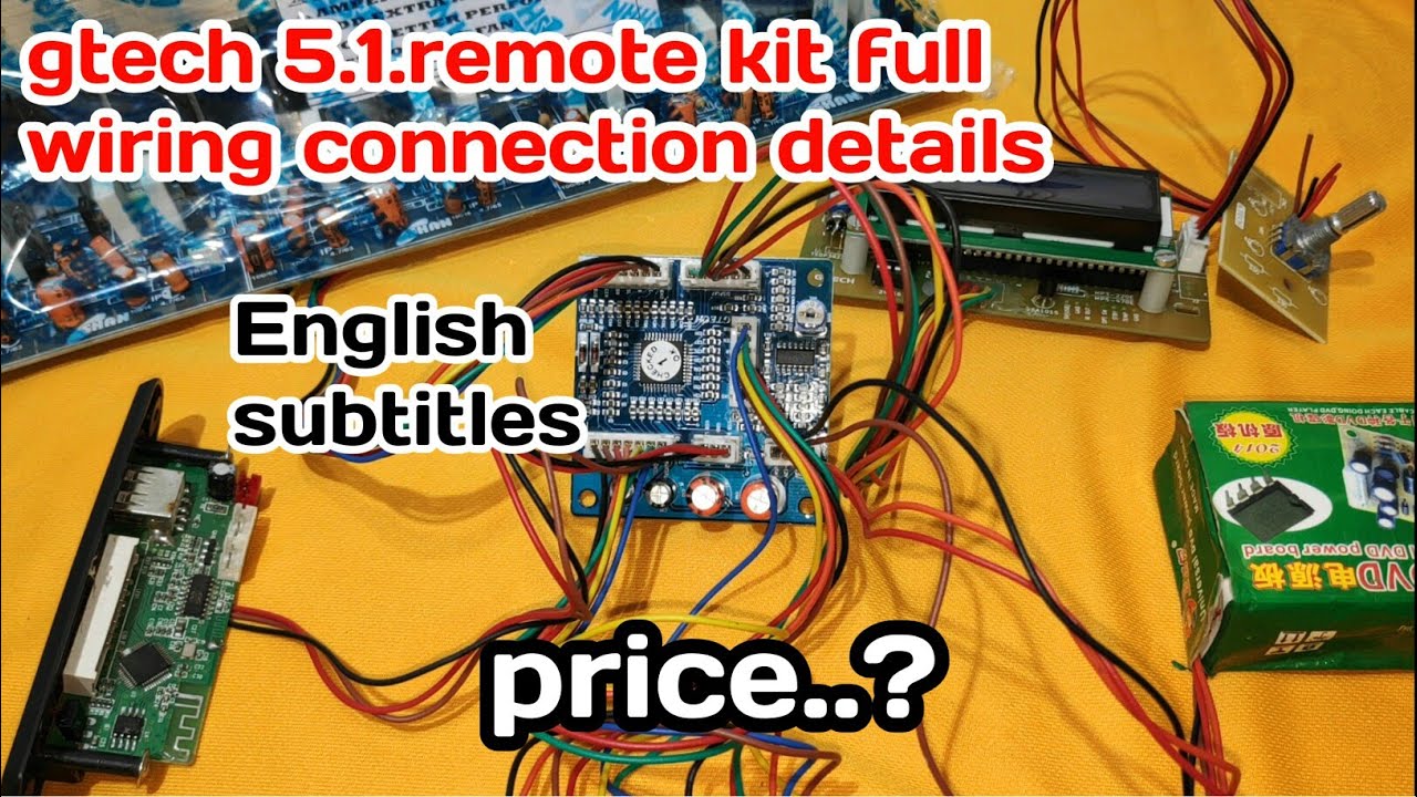 Gtech 5.1 remote kit price ||5.1 remote kit wiring connection