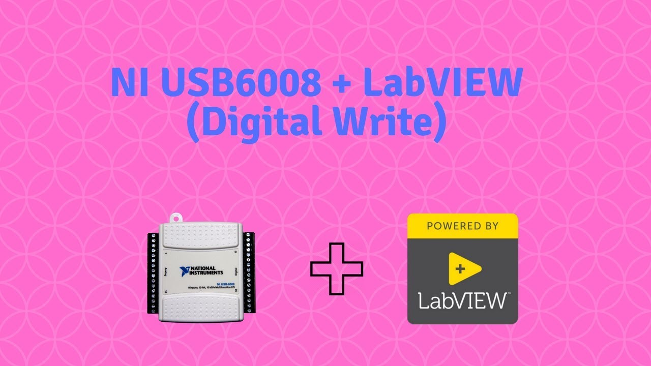 LabVIEW + NI USB6008 (Digital Signal Generation)