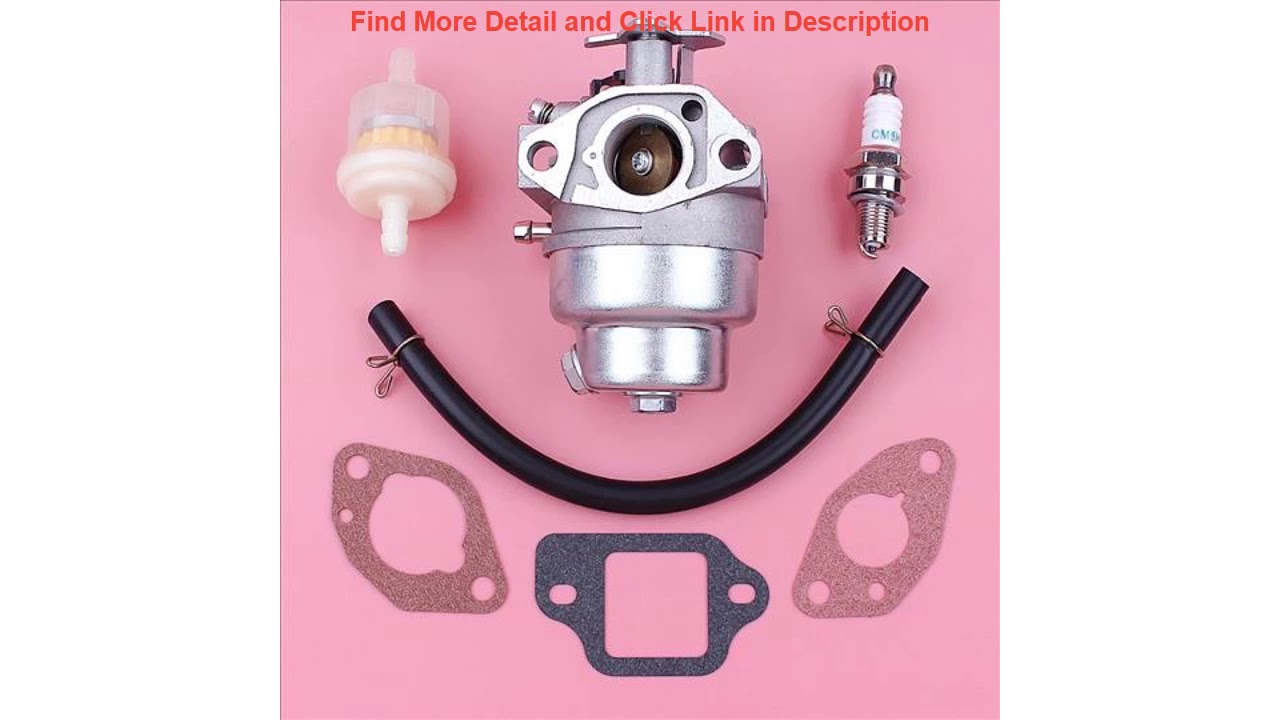Deal Carburetor Carb For Honda GCV160 GCV160A GCV160LA GCV160LA0 GCV160LE Fuel Filter Spark Plug Ga